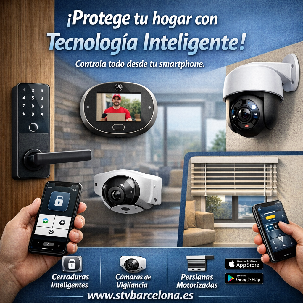 Tecnología inteligente para proteger y controlar el hogar